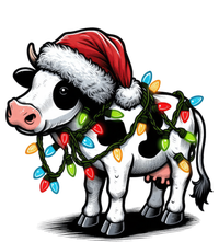 Cow Cute Funny Santa Christmas Gift T-Shirt