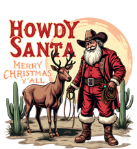 Cow Xmas Santa Claus Howdy Santa Merry Christmas Y’All Gift Toddler Hoodie