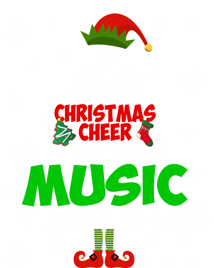 The Best Way To Spread Christmas Cheer Is Teaching Music Gift T-Shirt