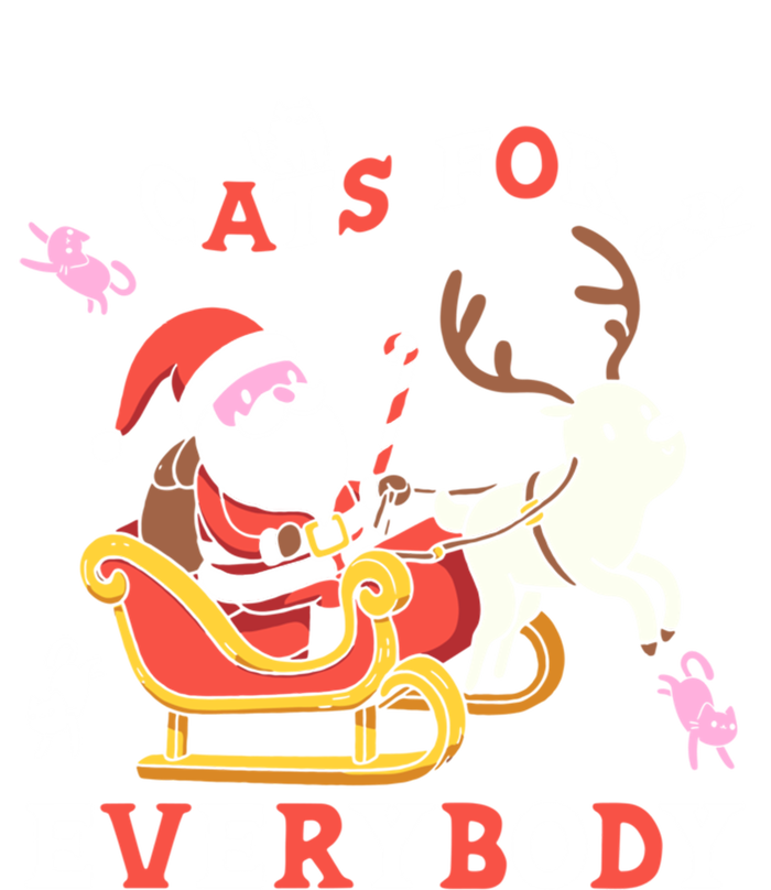 Cats For Everybody Christmas Cat Funny Xmas Santa Gift Toddler T-Shirt