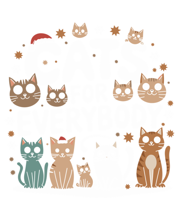 Cats For Everybody Christmas Cat Funny Xmas Santa Gift T-Shirt