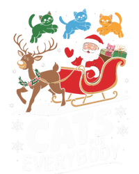 Cats For Everybody Christmas Cats Cat Holiday Xmas Cat Santa Cute Gift Coaster