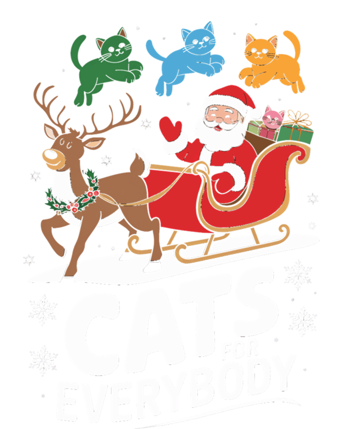 Cats For Everybody Christmas Cats Cat Holiday Xmas Cat Santa Cute Gift Coaster