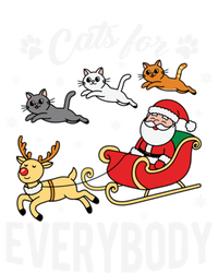 Cats For Everybody Santa’S Sleigh Christmas Funny Xmas Gift Sweatshirt Cinch Pack Bag