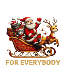 Cats For Everybody Xmas Santa Funny Cute Gift Ladies Essential Tank