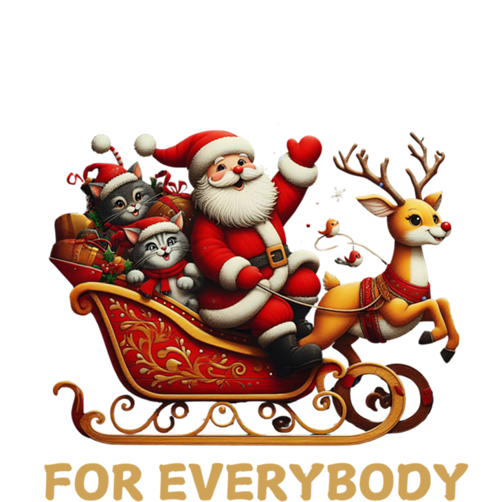 Cats For Everybody Xmas Santa Funny Cute Gift Ladies Essential Tank