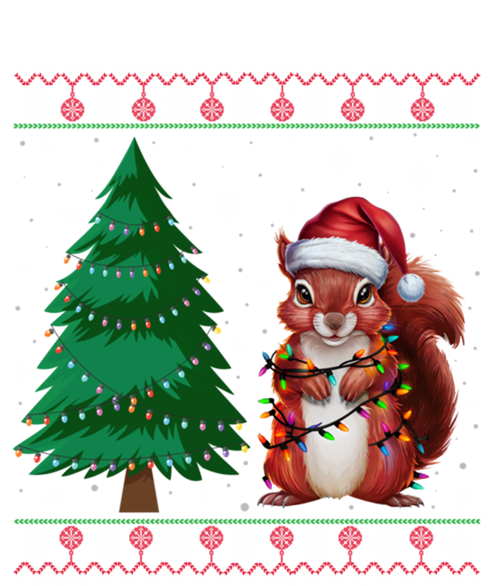 Ugly Christmas Style Xmas Lights Squirrel Lovers Gift Magnet