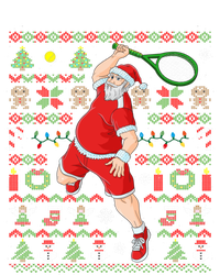 Ugly Christmas Tennis Player Santa Claus Gift Valucap Bio-Washed Visor