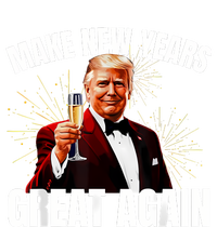 Trump Make New Year Great Again Happy New Years Eve Day 2025 Women's Long Sleeve Flannel Pajama Set 