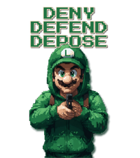 Deny Defend Depose Green Pixelated Hero Women's T-Shirt