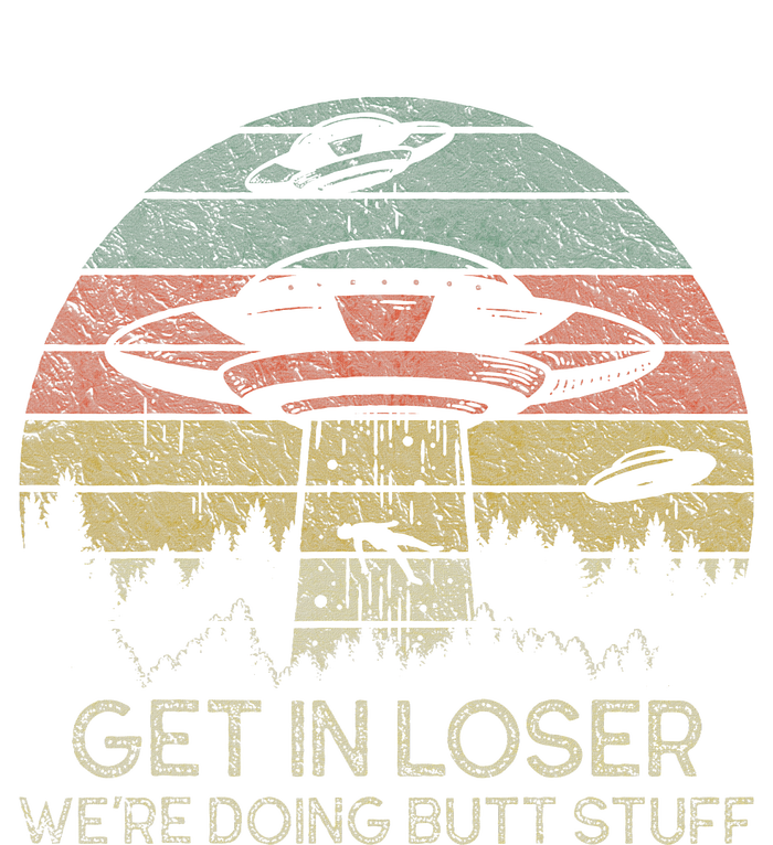 Get In Loser WeRe Doing Butt Stuff Retro Vintage Sunset PosiCharge Competitor Tank