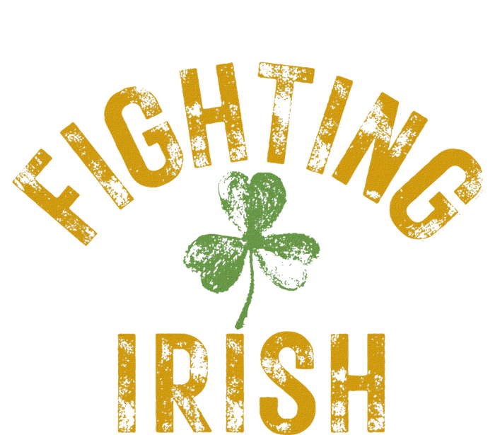 Fighting Irish History Gold Shamrock Design T-Shirt