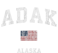 Adak Alaska Ak Vintage American Flag Sports Design Baby Bodysuit