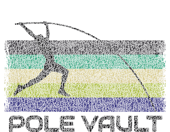 Pole Vault Retro Fun Pole Vaulting Design For Your Vaulter Full Zip Hoodie