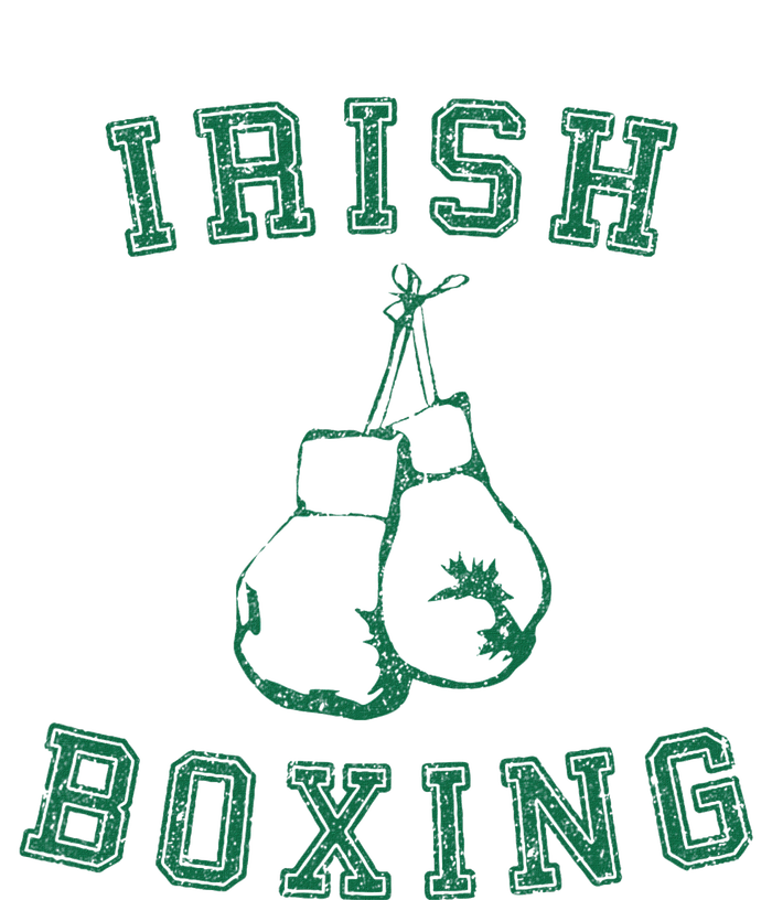 Irish Boxing Green Vintage Distressed Style T Flat Bill Trucker Hat