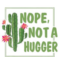 Nope Not A Hugger Funny Cactus Lovers Girl Women Sarcasm Impact Tech Backpack