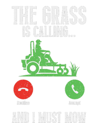 The Grass Is Calling And I Must Mow Landscaper V-Neck T-Shirt