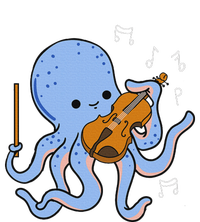 Octopus Playing Violin Performance Long Sleeve Polo