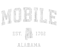 Mobile Alabama Al Vintage Athletic Sports Design Long Sleeve Pajama Set