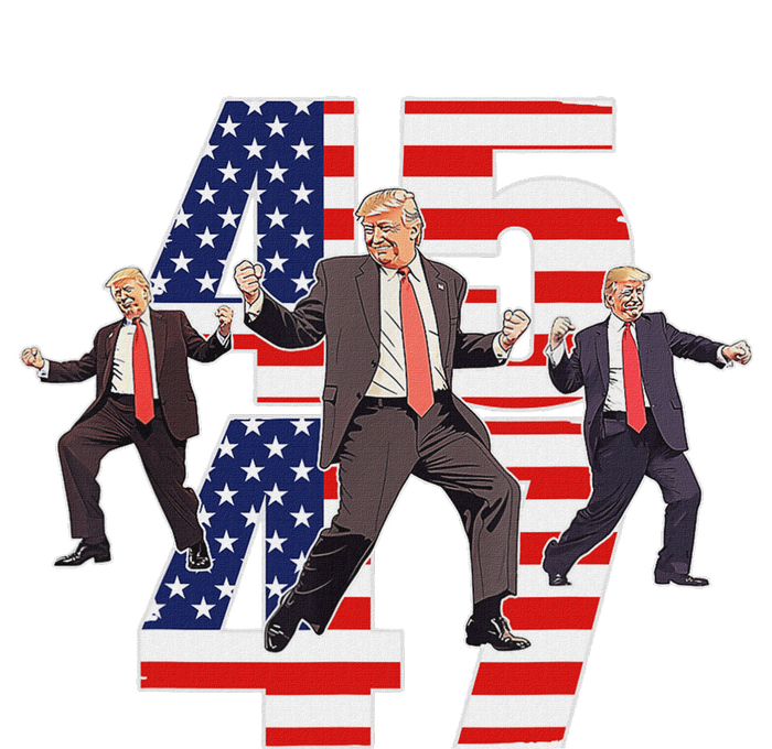 Trump Funny Victory Dance Trump Dancing America 47 T-Shirt