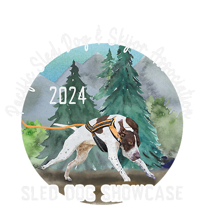 2024 Psdsa Sled Dog Showcase Gsp With Full Color Background T-Shirt