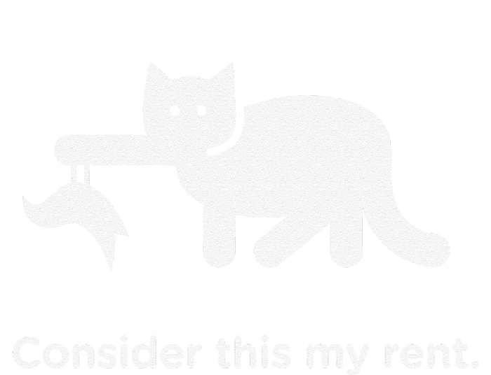 Consider This My Rent Funny Cute Cat T-Shirt