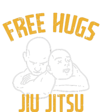 Free Hug Jiu Jitsu Choke Funny Bjj Sports Martial Arts 7-Panel Snapback Hat