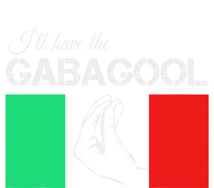 Italiano Gabagool Capicola Italian Slang Italy Flag Long Sleeve Shirt