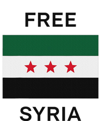 Free Syria New Syrian Flag Syria Freedom Short Acrylic Beanie