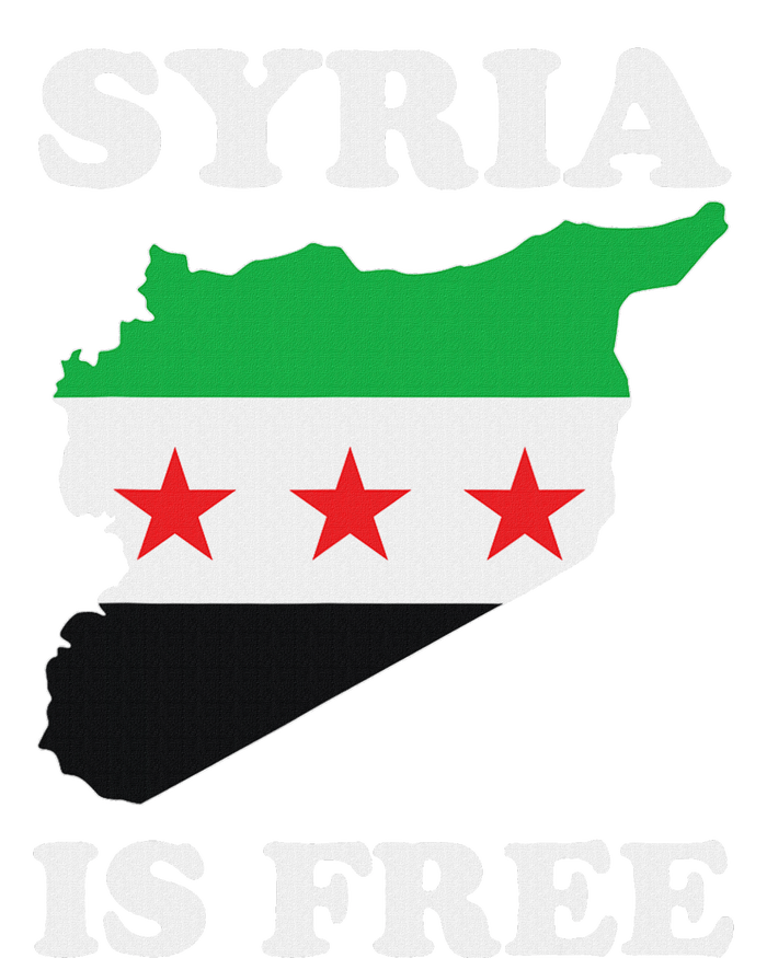 I Love Syria Is Free Syrian Map New Syrian Flag Tie-Dye T-Shirt