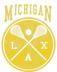 Vintage Michigan Lacrosse Distressed Lax T-Shirt