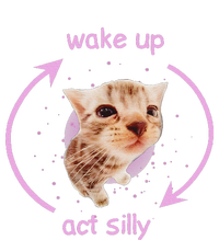 Cats Wake Up Act Silly Cat Meme Certified Freak Funny T-Shirt