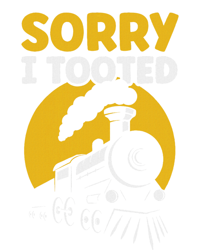 Funny Sorry I Tooted Railroad Train Lover Sustainable Beanie