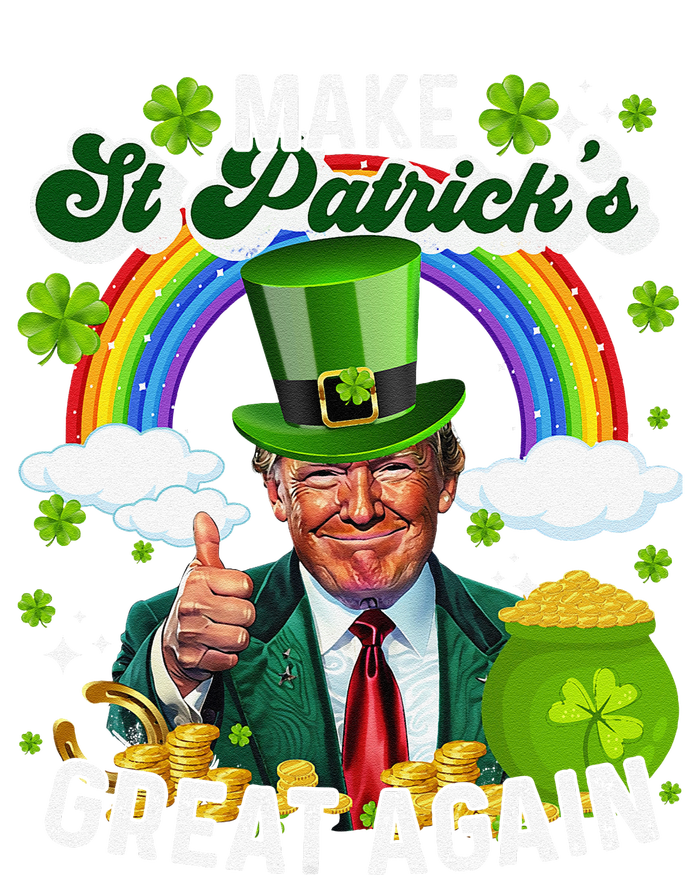 Make St Patricks Day Great Again Funny Trump T-Shirt