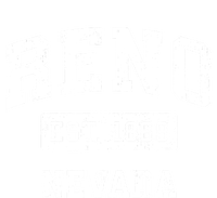 Reno Nevada Nv Vintage Established Sports Women's Tri-Blend 3/4-Sleeve Raglan Shirt