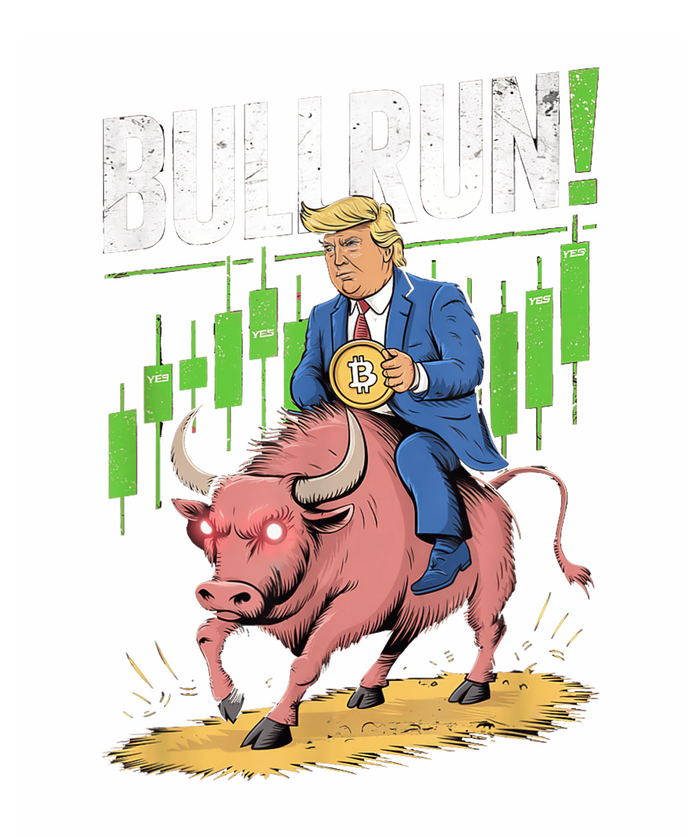 Trump Crypto Btc 2024 Bullrun 2025 Bitcoin Valucap Bio-Washed Visor