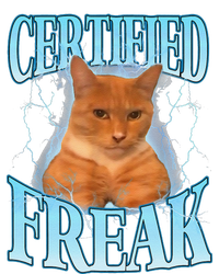 Cat Meme Certified Freak Eat Cement Cursed Cat Funny T-Shirt