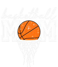 Basketball Mom Mother Leopard Basketball Hoop Net Game Day Womens Cotton Relaxed Long Sleeve T-Shirt