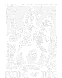 Knight Cat Rider Vintage 90s Medieval Knight Riding Cat T-Shirt