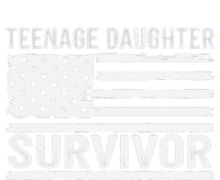 Teenage Daughter Survivor Vintage Dad Mom FatherS Day T-Shirt