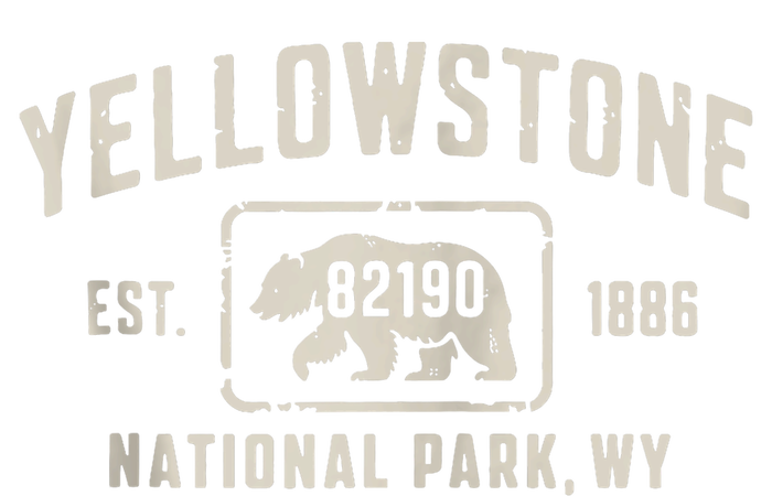 Yellowstone National Park Grizzly Bear Zip Code Wyoming T-Shirt