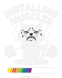 Installing Muscles Please Wait Cat Workout Gym Fitness Tall Long Sleeve T-Shirt