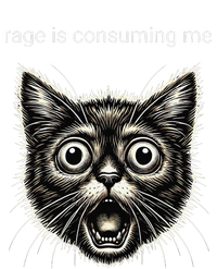 Funny Rage Is Consuming Me Silly Staring Cat Meme T-Shirt