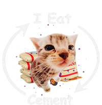 I Eat Cement Cursed Cat Funny Oddly Specific Weird Meme T-Shirt