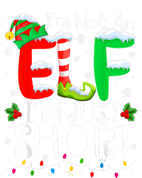 IM Not An Elf IM Just Short Funny Christmas Family Pajamas 7-Panel Snapback Hat