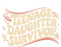 Teenage Daughter Survivor Fathers Day Dad Joke Yupoong Adult 5-Panel Trucker Hat