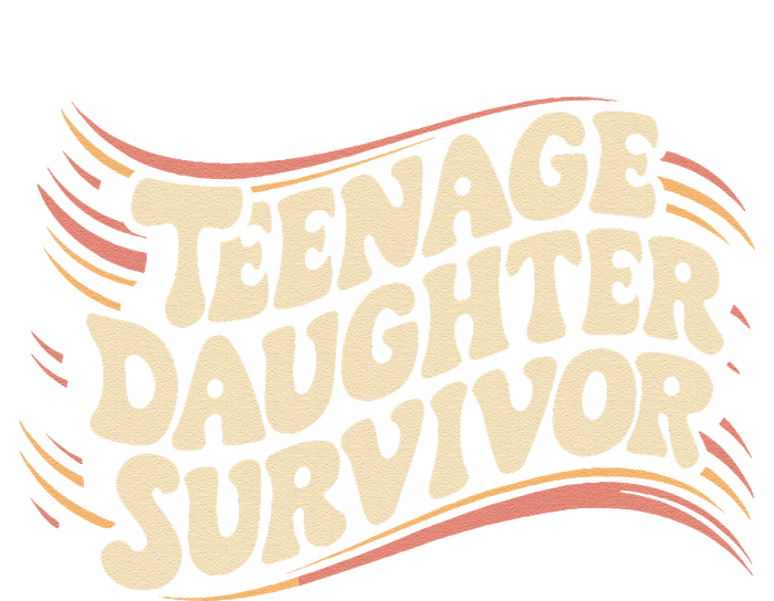 Teenage Daughter Survivor Fathers Day Dad Joke Yupoong Adult 5-Panel Trucker Hat