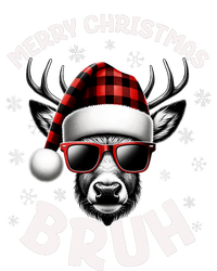 Bruh Christmas Teens Xmas Merry Christmas Reindeer Women's Long Sleeve Flannel Pajama Set 