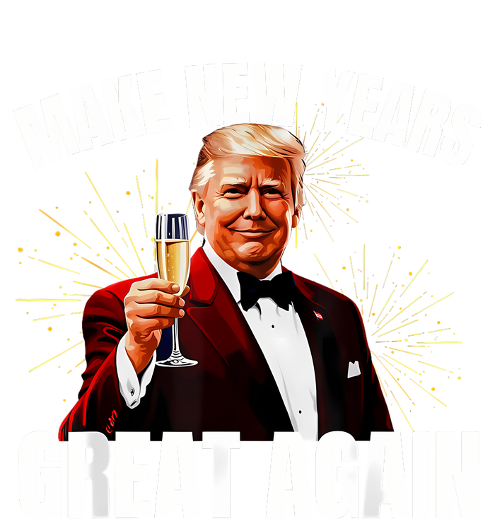 Trump Make New Year Great Again Happy New Years Eve Day 2025 Ladies Long Sleeve Shirt