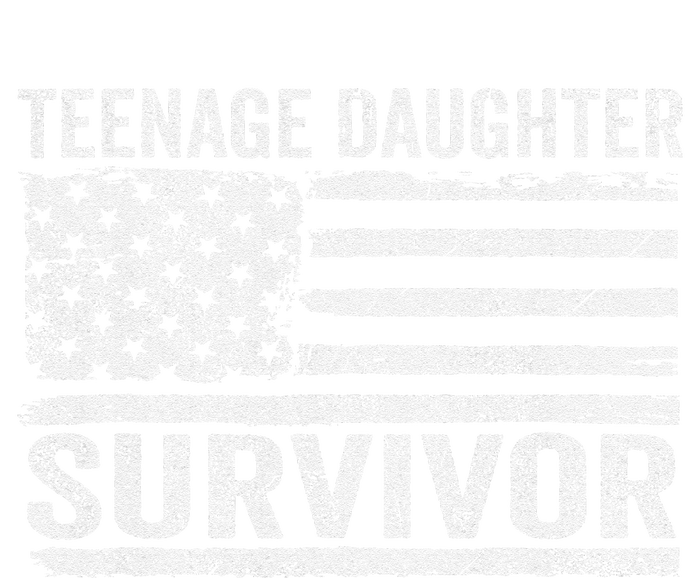 Teenage Daughter Survivor Vintage Dad Mom FatherS Day Gift T-Shirt